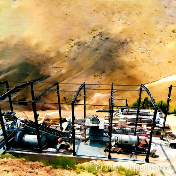 Автоматическая линия по обогащению медной руды производительностью 500 тонн в час